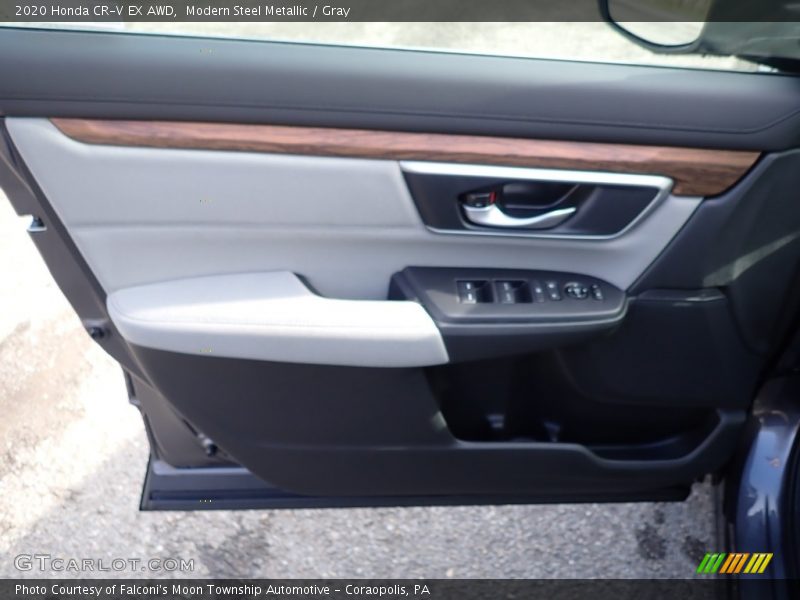 Modern Steel Metallic / Gray 2020 Honda CR-V EX AWD