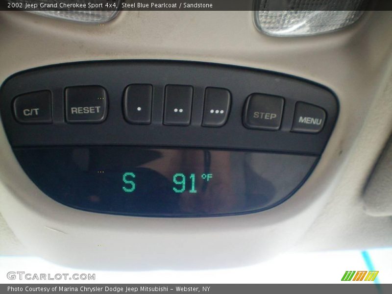 Steel Blue Pearlcoat / Sandstone 2002 Jeep Grand Cherokee Sport 4x4
