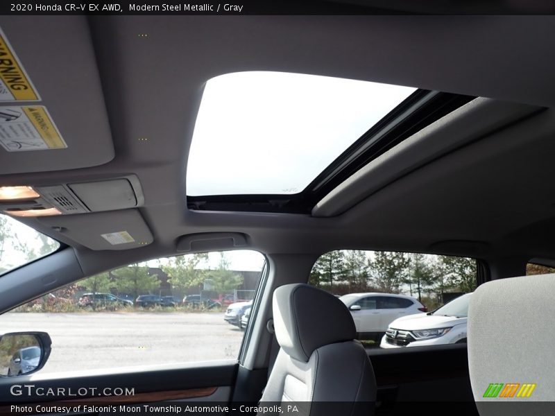 Modern Steel Metallic / Gray 2020 Honda CR-V EX AWD