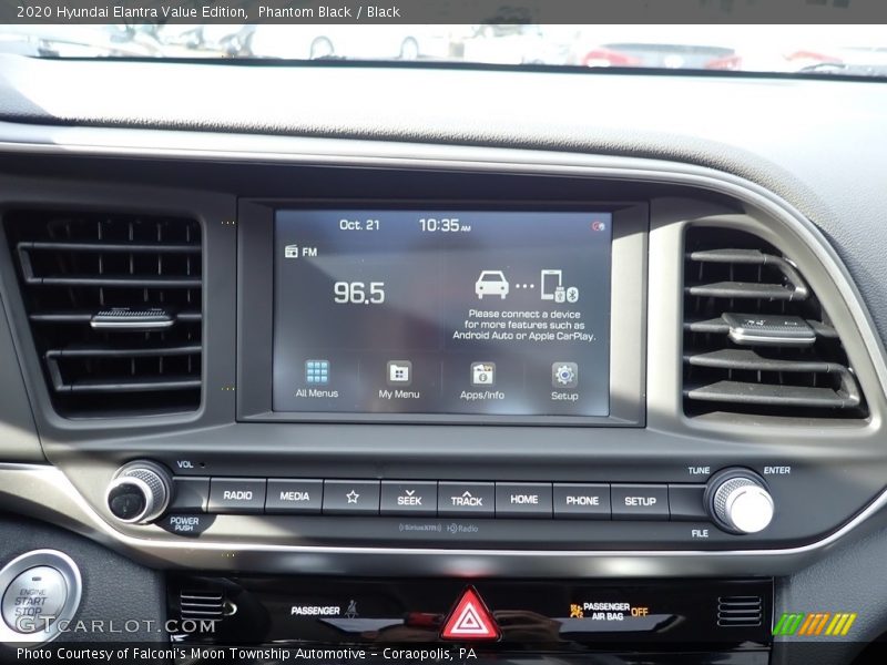 Phantom Black / Black 2020 Hyundai Elantra Value Edition