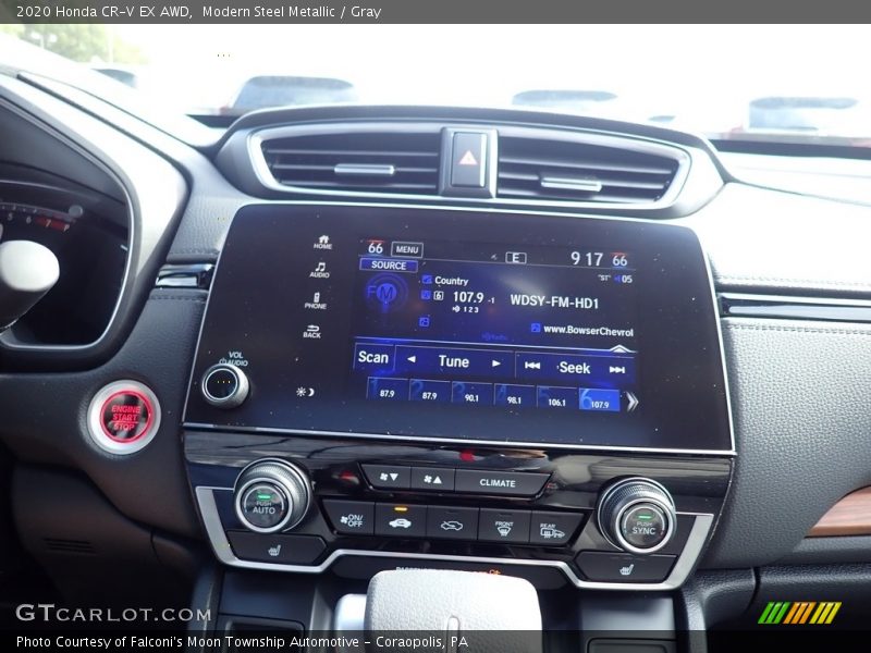 Modern Steel Metallic / Gray 2020 Honda CR-V EX AWD