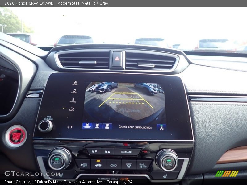 Modern Steel Metallic / Gray 2020 Honda CR-V EX AWD