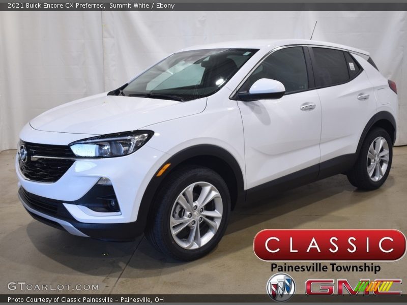 Summit White / Ebony 2021 Buick Encore GX Preferred