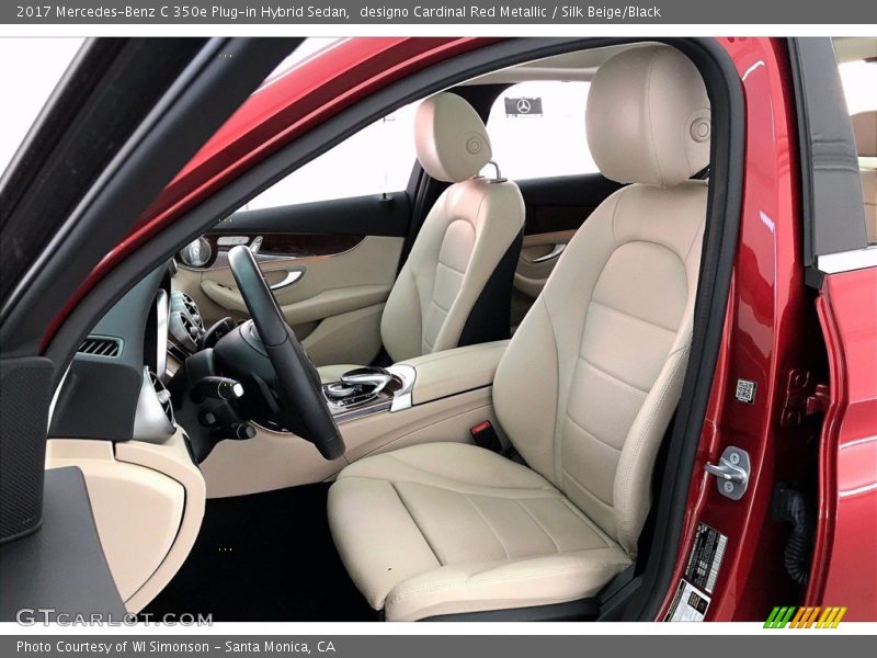 Front Seat of 2017 C 350e Plug-in Hybrid Sedan