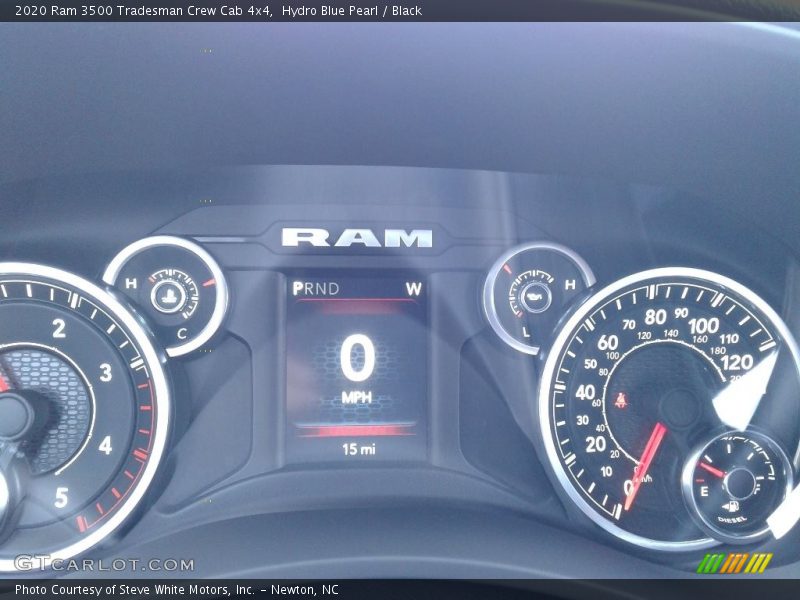 Hydro Blue Pearl / Black 2020 Ram 3500 Tradesman Crew Cab 4x4
