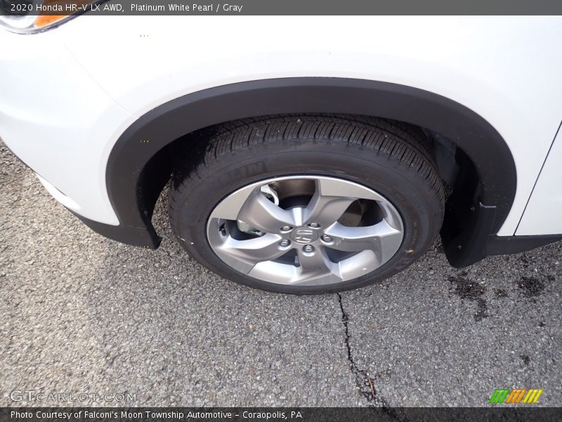 Platinum White Pearl / Gray 2020 Honda HR-V LX AWD
