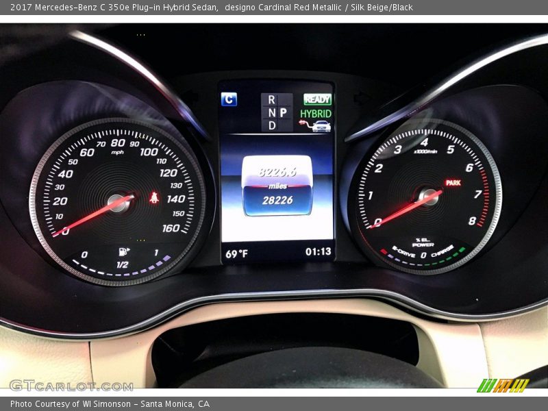  2017 C 350e Plug-in Hybrid Sedan 350e Plug-in Hybrid Sedan Gauges