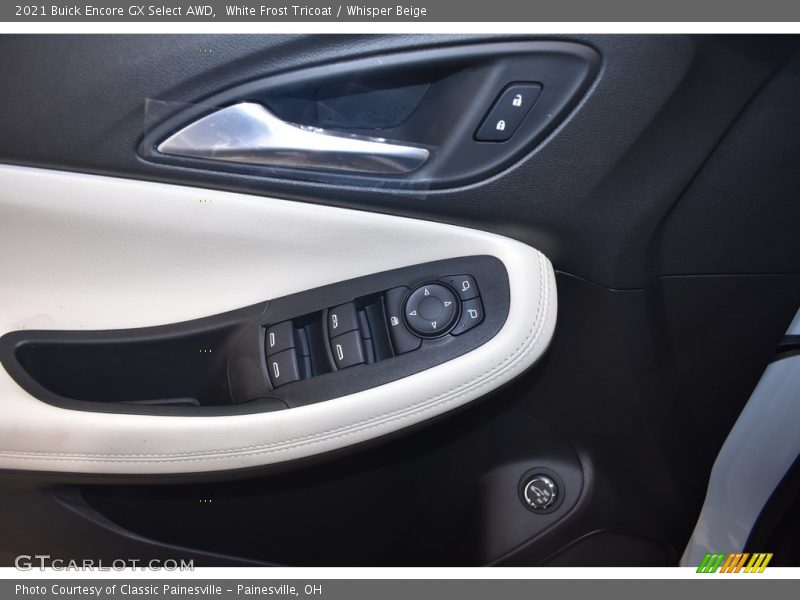 White Frost Tricoat / Whisper Beige 2021 Buick Encore GX Select AWD