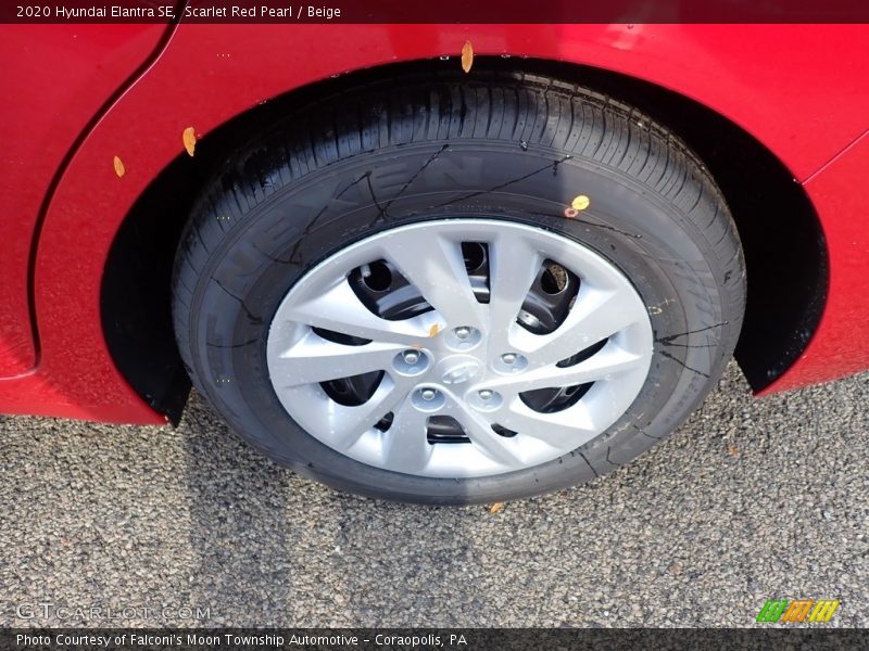 Scarlet Red Pearl / Beige 2020 Hyundai Elantra SE