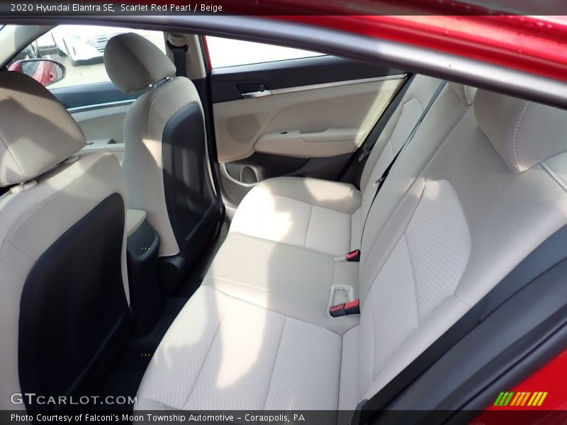 Scarlet Red Pearl / Beige 2020 Hyundai Elantra SE