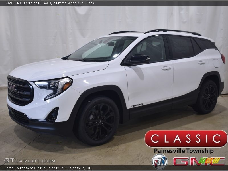 Summit White / Jet Black 2020 GMC Terrain SLT AWD