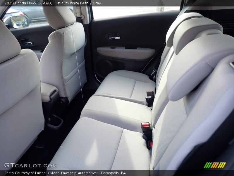 Platinum White Pearl / Gray 2020 Honda HR-V LX AWD