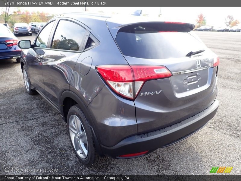 Modern Steel Metallic / Black 2020 Honda HR-V EX AWD