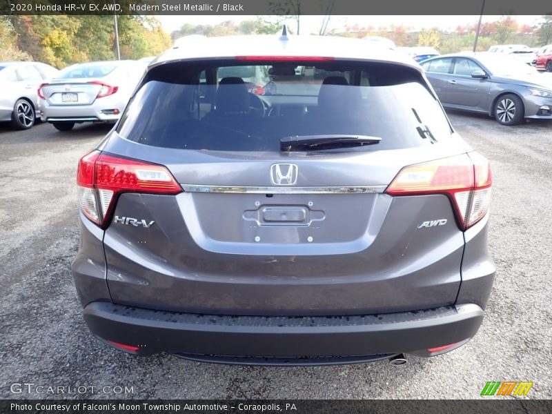 Modern Steel Metallic / Black 2020 Honda HR-V EX AWD
