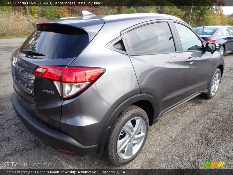 Modern Steel Metallic / Black 2020 Honda HR-V EX AWD