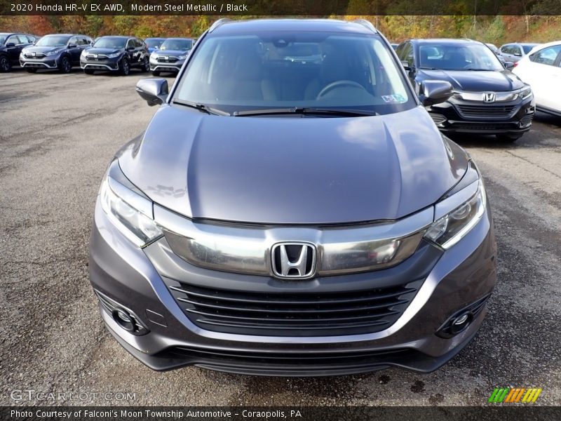Modern Steel Metallic / Black 2020 Honda HR-V EX AWD