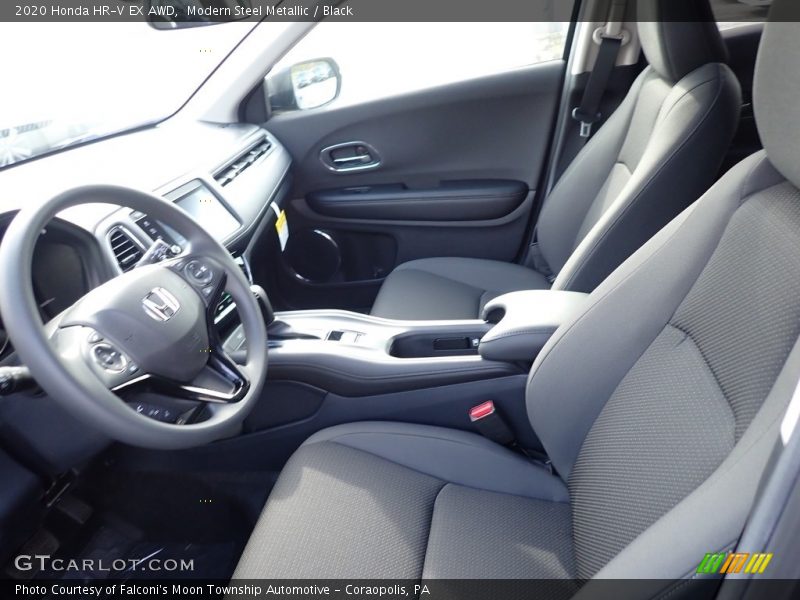 Modern Steel Metallic / Black 2020 Honda HR-V EX AWD