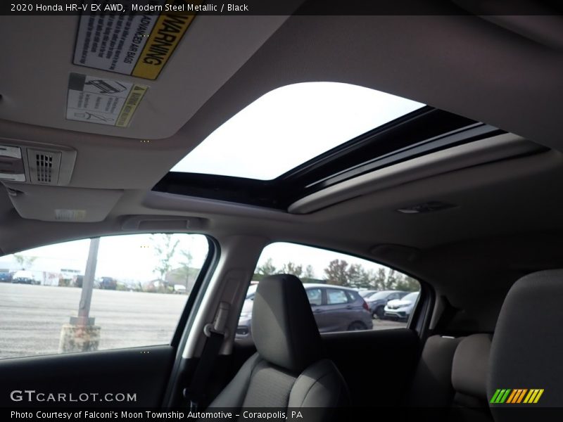 Modern Steel Metallic / Black 2020 Honda HR-V EX AWD