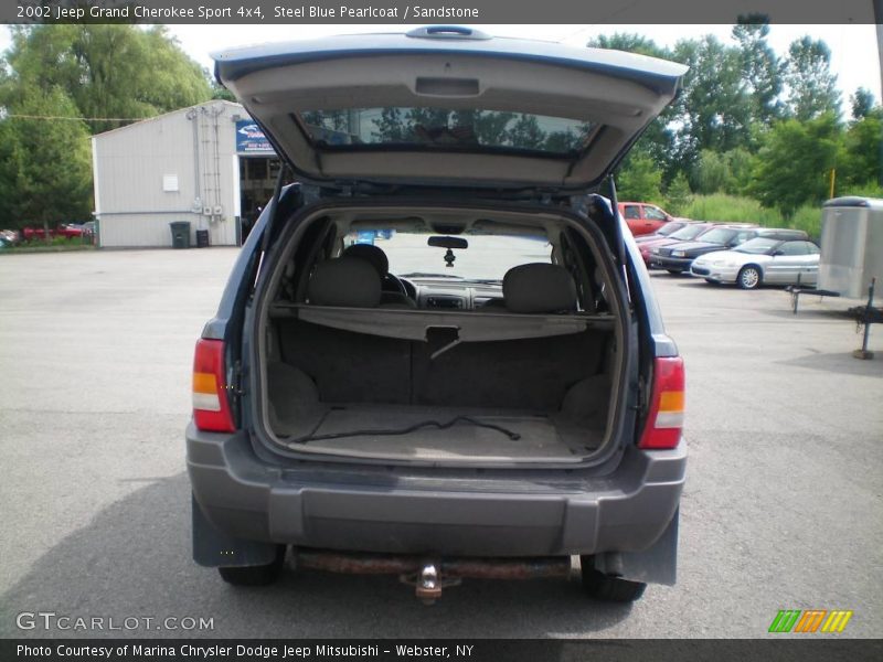Steel Blue Pearlcoat / Sandstone 2002 Jeep Grand Cherokee Sport 4x4