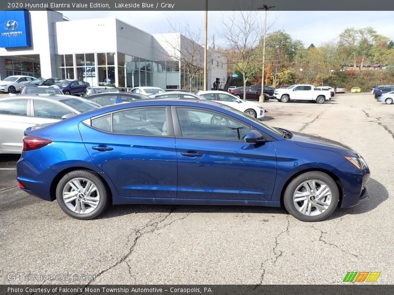 Lakeside Blue / Gray 2020 Hyundai Elantra Value Edition