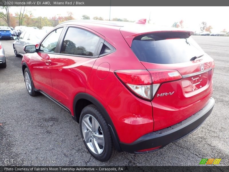 Milano Red / Black 2020 Honda HR-V EX AWD