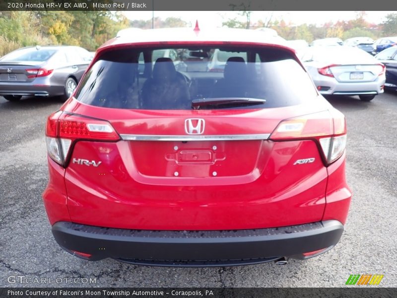 Milano Red / Black 2020 Honda HR-V EX AWD