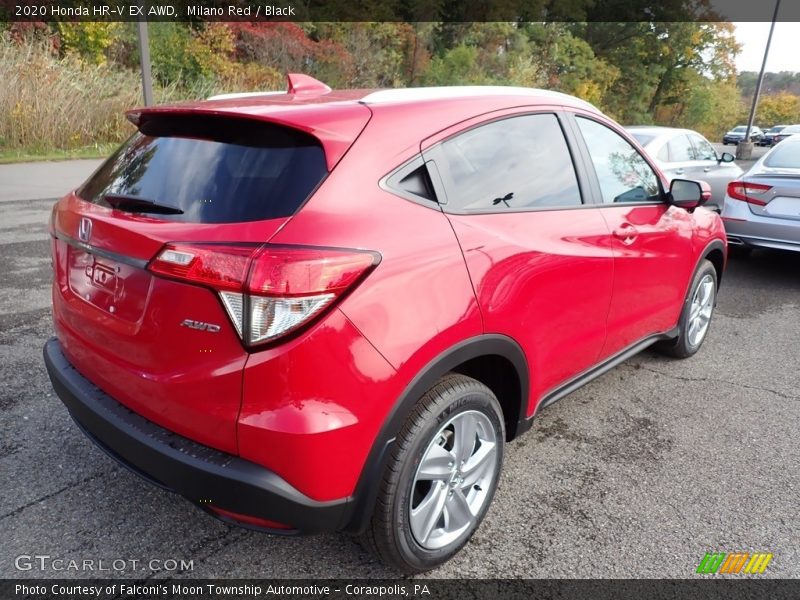 Milano Red / Black 2020 Honda HR-V EX AWD