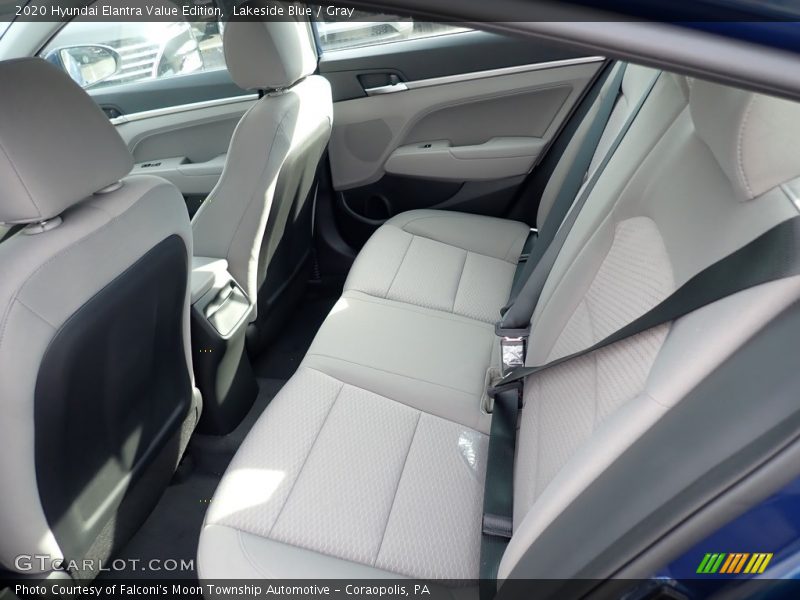 Lakeside Blue / Gray 2020 Hyundai Elantra Value Edition