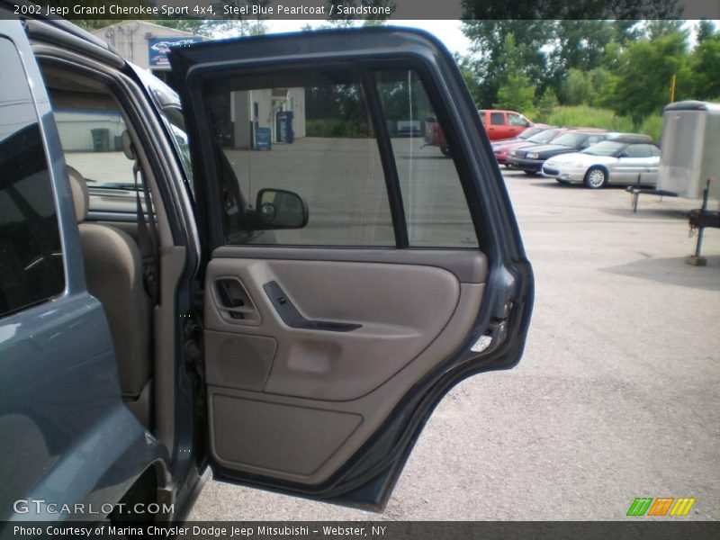 Steel Blue Pearlcoat / Sandstone 2002 Jeep Grand Cherokee Sport 4x4
