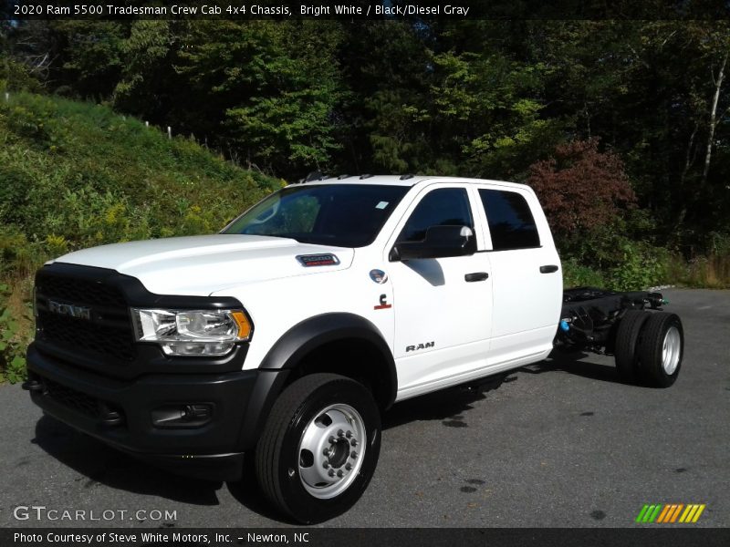 Bright White / Black/Diesel Gray 2020 Ram 5500 Tradesman Crew Cab 4x4 Chassis