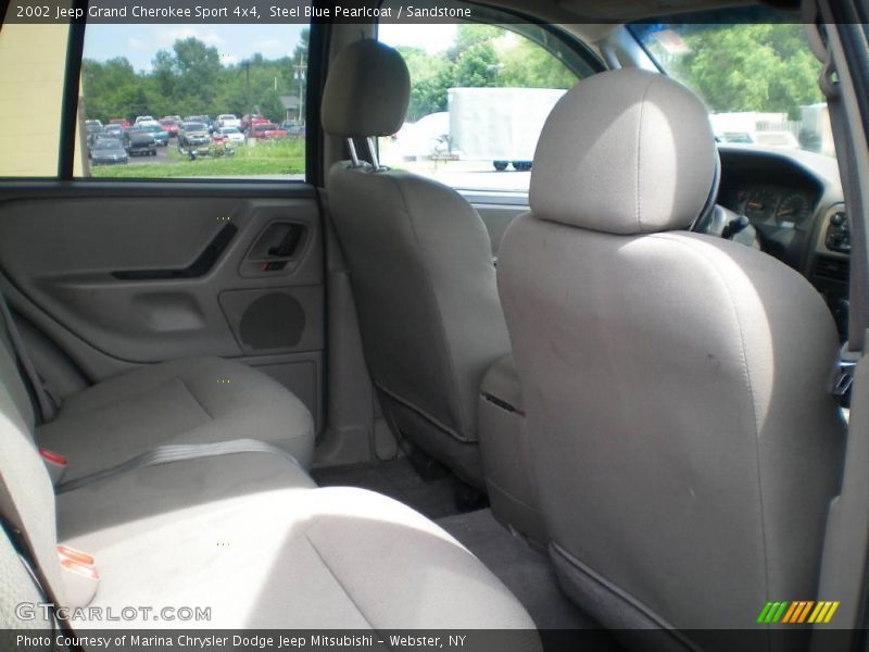 Steel Blue Pearlcoat / Sandstone 2002 Jeep Grand Cherokee Sport 4x4