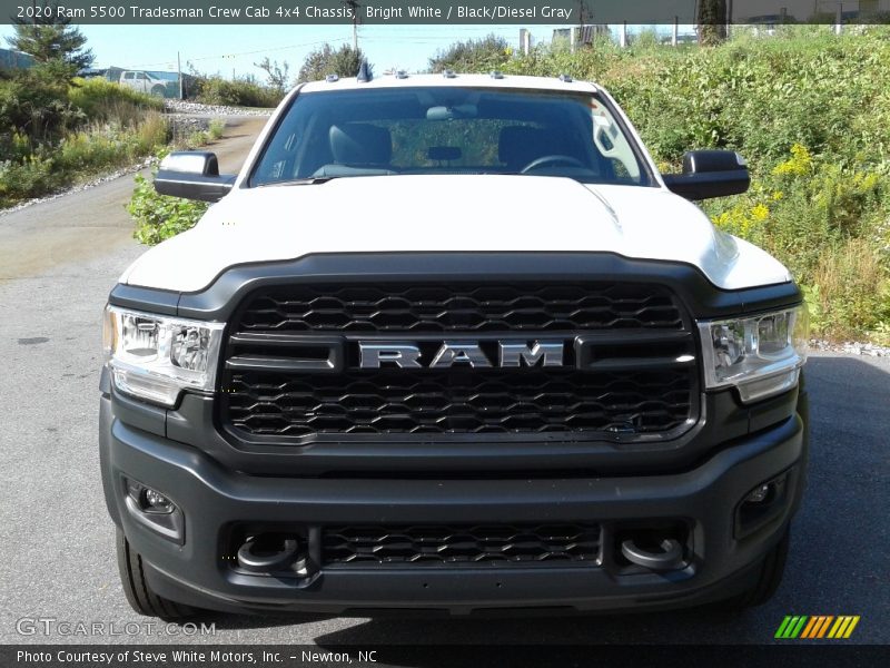 Bright White / Black/Diesel Gray 2020 Ram 5500 Tradesman Crew Cab 4x4 Chassis