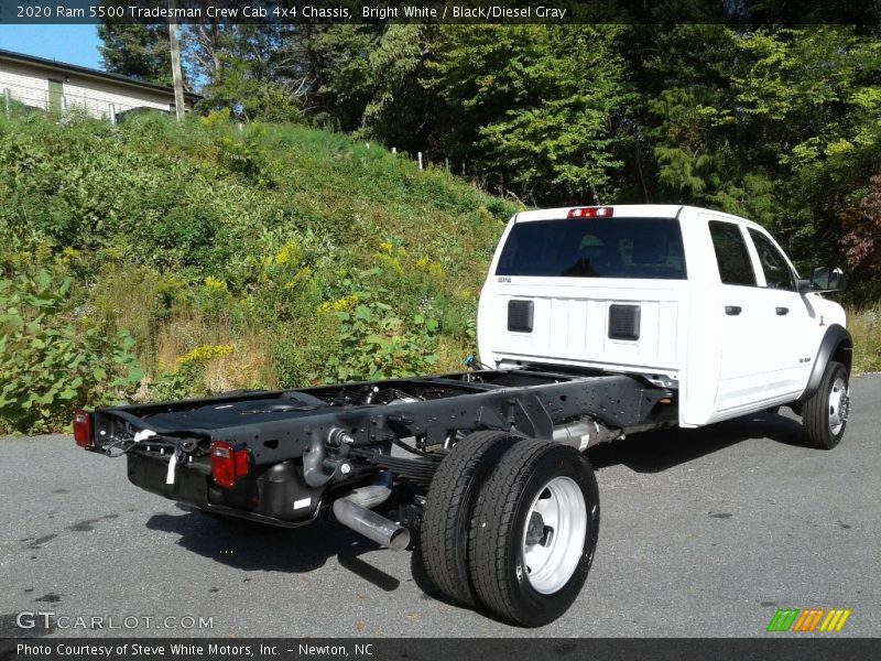 Bright White / Black/Diesel Gray 2020 Ram 5500 Tradesman Crew Cab 4x4 Chassis