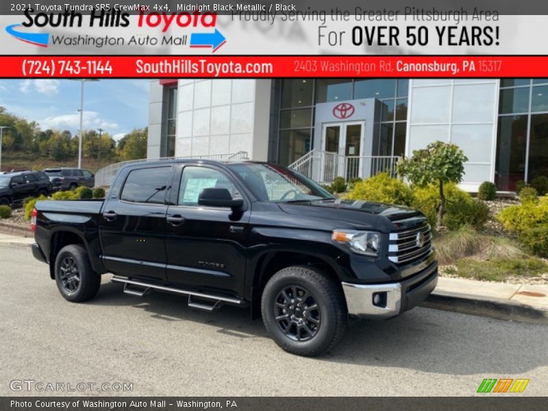 Midnight Black Metallic / Black 2021 Toyota Tundra SR5 CrewMax 4x4