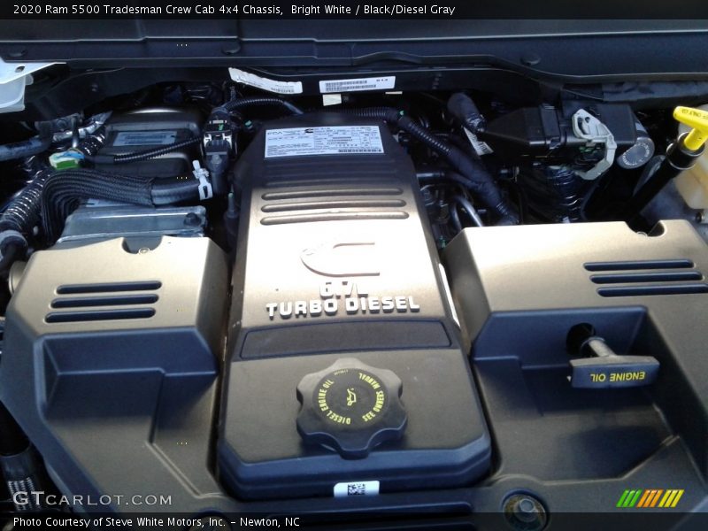 Bright White / Black/Diesel Gray 2020 Ram 5500 Tradesman Crew Cab 4x4 Chassis