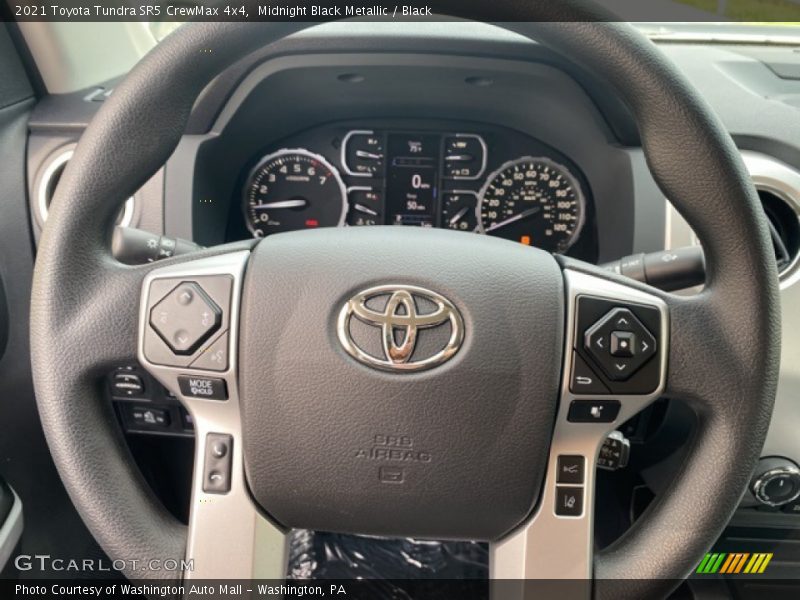Midnight Black Metallic / Black 2021 Toyota Tundra SR5 CrewMax 4x4