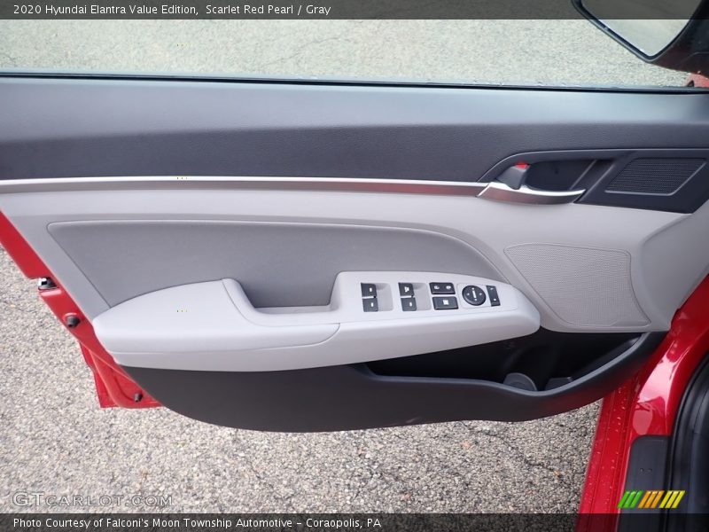 Scarlet Red Pearl / Gray 2020 Hyundai Elantra Value Edition