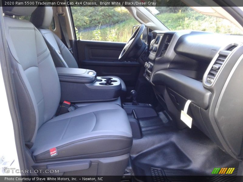Bright White / Black/Diesel Gray 2020 Ram 5500 Tradesman Crew Cab 4x4 Chassis