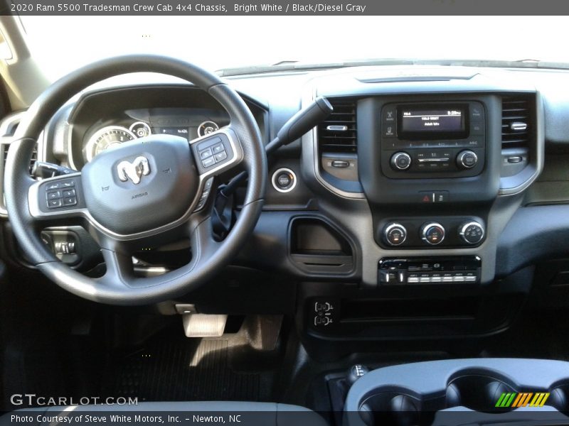 Bright White / Black/Diesel Gray 2020 Ram 5500 Tradesman Crew Cab 4x4 Chassis
