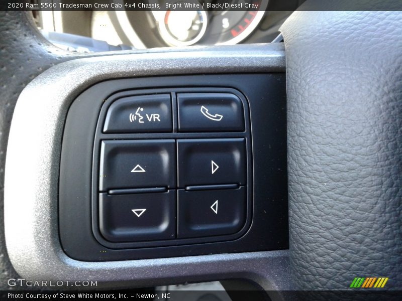 Bright White / Black/Diesel Gray 2020 Ram 5500 Tradesman Crew Cab 4x4 Chassis