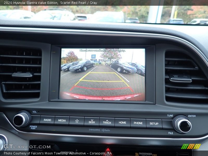 Scarlet Red Pearl / Gray 2020 Hyundai Elantra Value Edition
