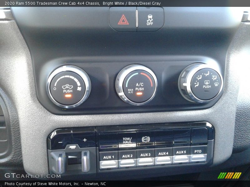 Bright White / Black/Diesel Gray 2020 Ram 5500 Tradesman Crew Cab 4x4 Chassis