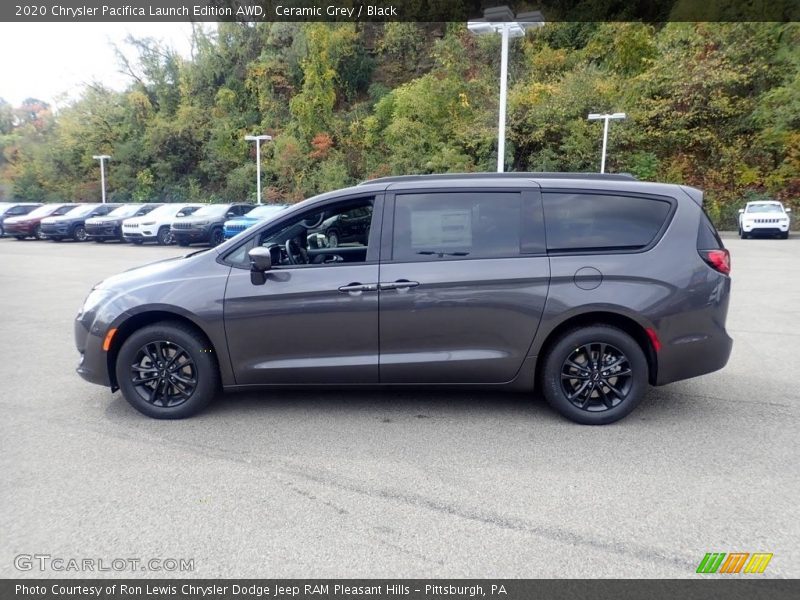 Ceramic Grey / Black 2020 Chrysler Pacifica Launch Edition AWD