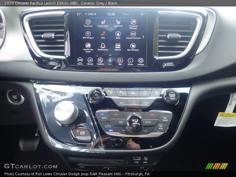 Ceramic Grey / Black 2020 Chrysler Pacifica Launch Edition AWD