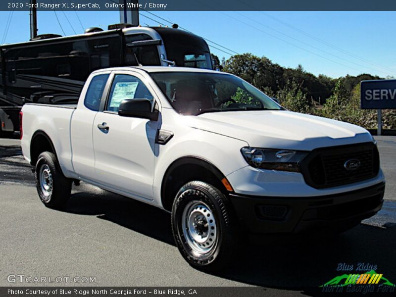 Oxford White / Ebony 2020 Ford Ranger XL SuperCab