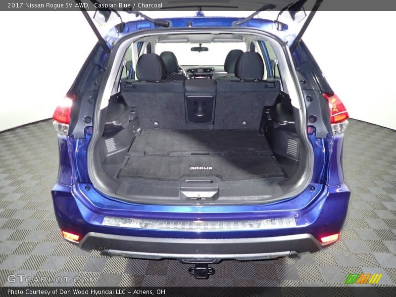 Caspian Blue / Charcoal 2017 Nissan Rogue SV AWD