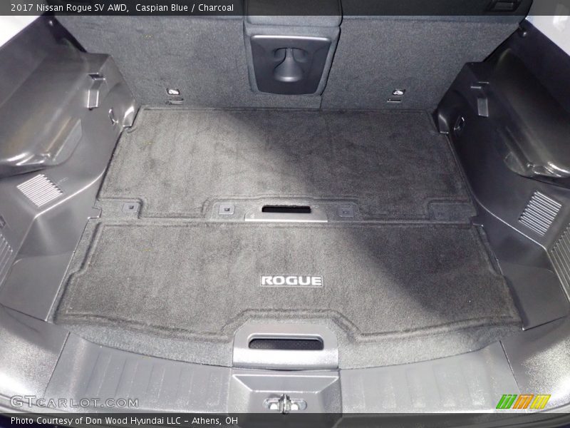 Caspian Blue / Charcoal 2017 Nissan Rogue SV AWD