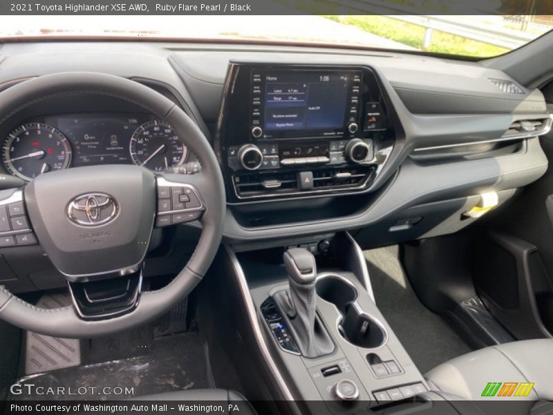 Dashboard of 2021 Highlander XSE AWD