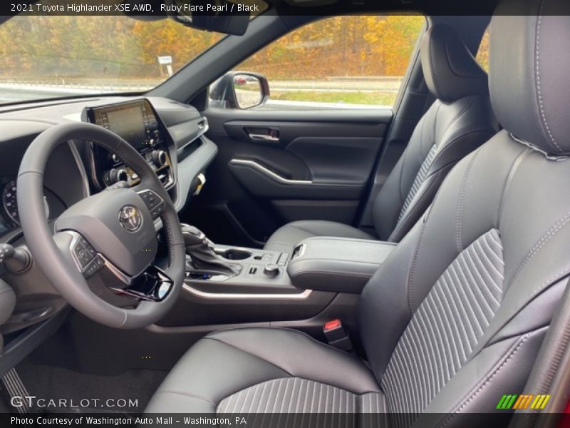 Front Seat of 2021 Highlander XSE AWD