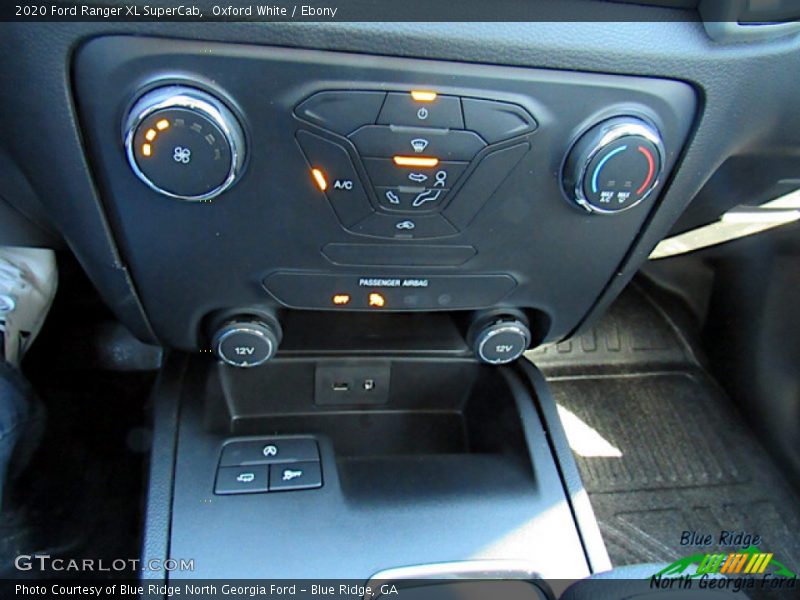 Oxford White / Ebony 2020 Ford Ranger XL SuperCab